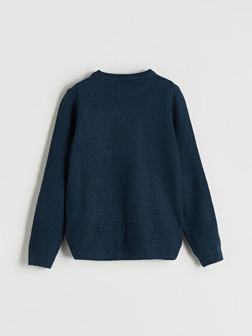 Bisiklet Yaka Erkek ?ocuk Triko Kazak