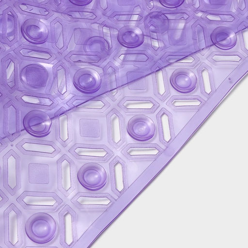 Коврик противоскользящий в ванну на присосках Доляна Рельеф,37?88 см, цвет МИКС фото 4