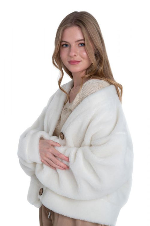 Кардиган КОРОТКИЙ ТЕДДИ - Woollamb фото 27