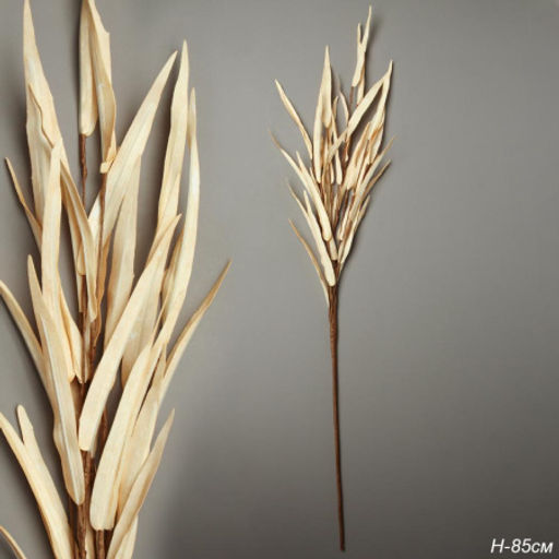 Ветка декоративная 85 см / RW-317-4 /уп 12/144/бежевый