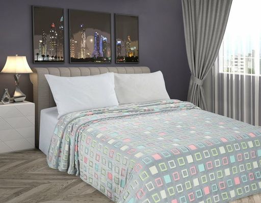 Покрывало-плед Диско- светится в темноте! фланель-микрофибра 150*200 см. - Лен поволжья фото 2