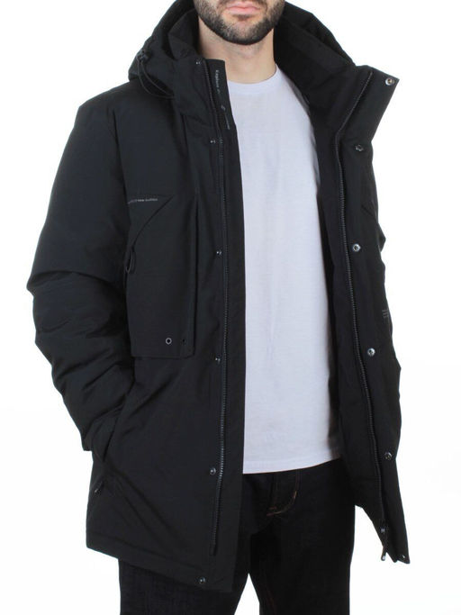 6963 BLACK Куртка мужская зимняя (200 гр. био-пух)