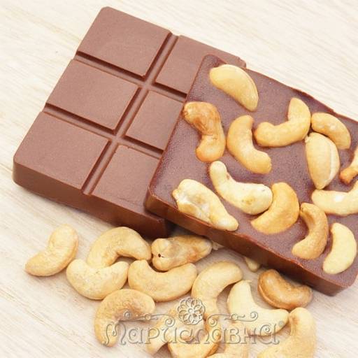 Шоколад молочный Жареный кешью и ваниль - Мариславна фото 2