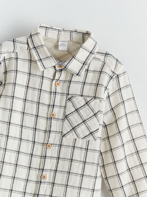 Ekose M?slin Erkek ?ocuk G?mlek