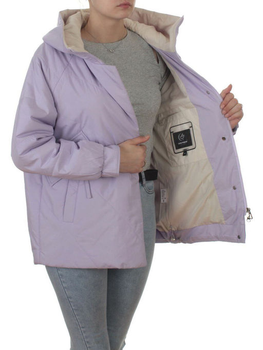 8008 LILAC Куртка демисезонная женская (100 гр. холлофайбер) - Фабричный китай фото 7