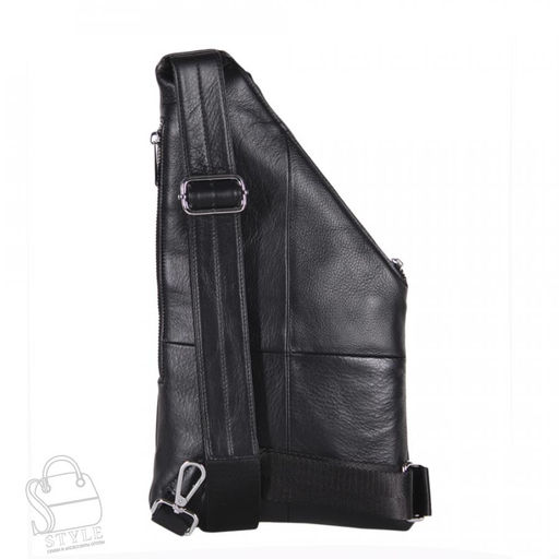 Рюкзак мужской кожаный 2096BSH black Heanbag в Новосибирске