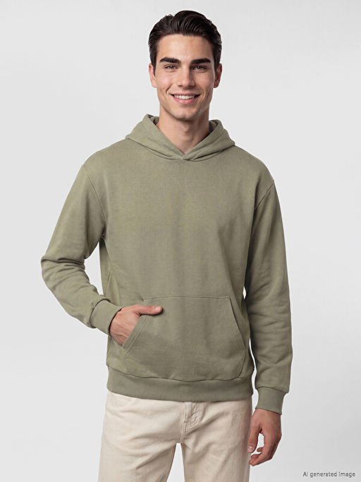 Kanguru Cepli Erkek Hoodie