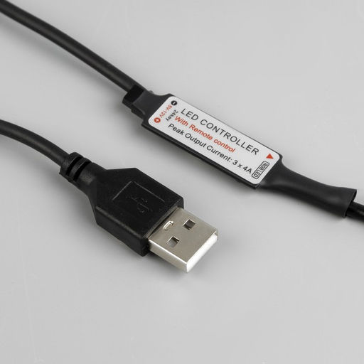 Гирлянда Нить 10 м роса, IP20, серебристая нить, 100 LED, пульт ДУ, свечение RGB, USB - Luazon lighting фото 11