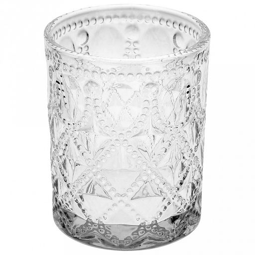 Версаль Стакан стеклянный 300мл, д7,8см, h10см, рельефное, прозрачное стекло (Китай) Цена указана за штуку. В коробке 6 штук.