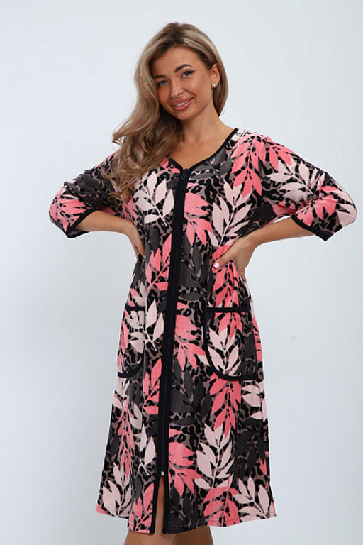 Халат велюровый на молнии (941-6) - Плиона фото 83