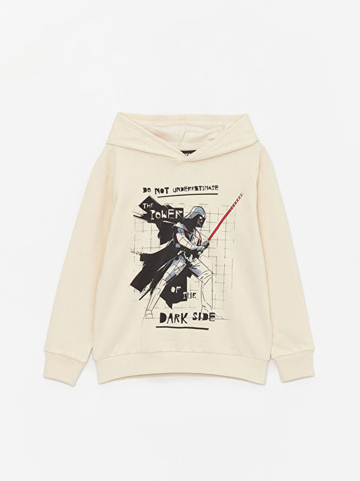 Star Wars Bask?l? Erkek ?ocuk Hoodie ve E?ofman Alt? - Waikiki фото 2