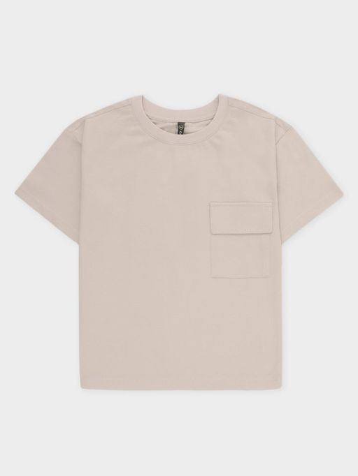 К 302591/бежевый 0403 фуфайка (футболка) для мал