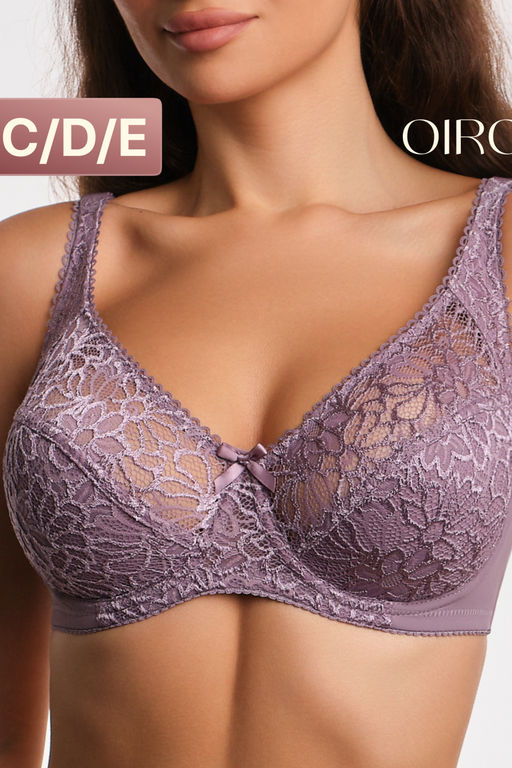 Бюстгальтер кружевной OIRO с цветочным принтом MARTA 2806