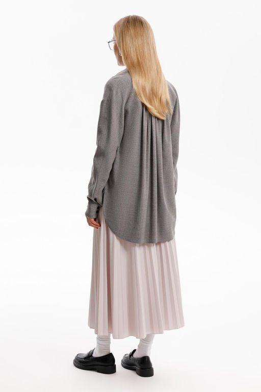 ЕВТ 7026/серо-сиреневый юбка жен