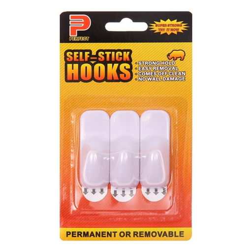 Крючки самоклеящиеся, круглые, с системой бесследного удаления, набор, 2,2 х 6 см, 3 шт. - Мой выбор фото 3