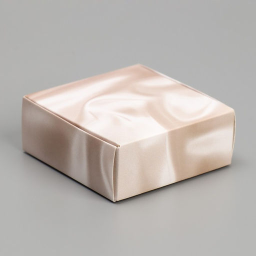 Цена за 5 шт. Коробка под бижутерию Шелк, 7.5 7.5 3 см - Дарите счастье фото 2