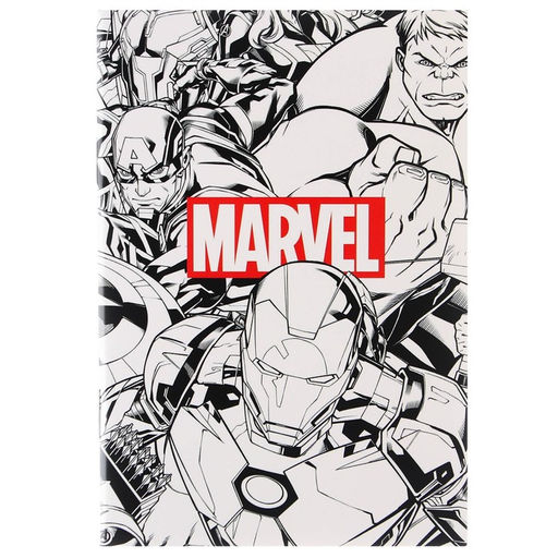 Блокнот А6 на скрепке, 32 листа, Marvel, Мстители  фото 4