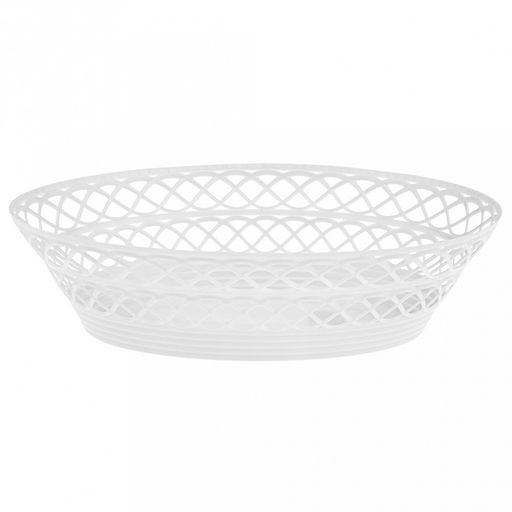 Сухарница пластмассовая 25х19х6,5см, овальная, полипропилен, цвета микс (Россия)