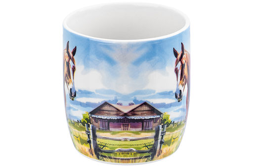 Кружка 360 мл 12,8*8,5*9 см Лошадь NEW BONE CHINA - Elan gallery фото 7