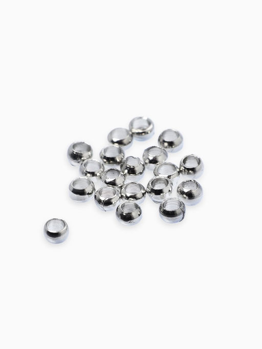 Цена за 2 шт. Набор для создания украшений "База" тросик, кримпы, шапочка, протектор, кольца, 61 пред, цв серебро