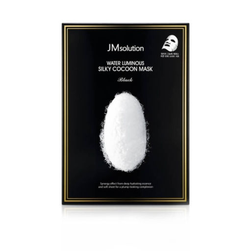 Маска для упругости кожи лица тканевая с протеинами кокона - Water Luminous Silky Cocoon Mask Black, 35 мл