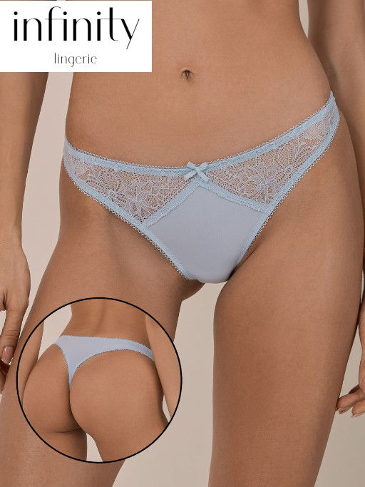 Infinity / Трусы стринг жен Menorca NEW светло-голубой