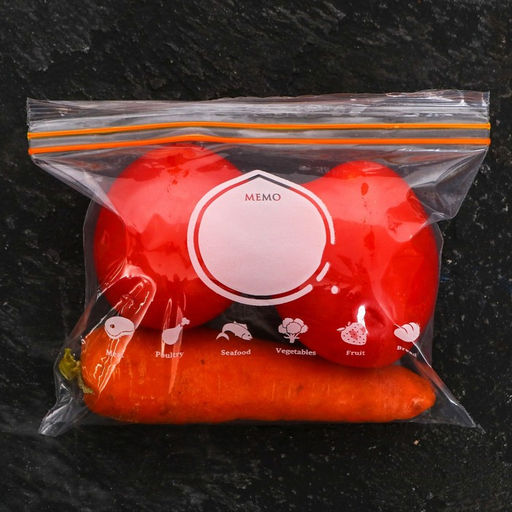 Цена за 100 шт. Пакет для заморозки с двойным zip-lock замком 16×14 см