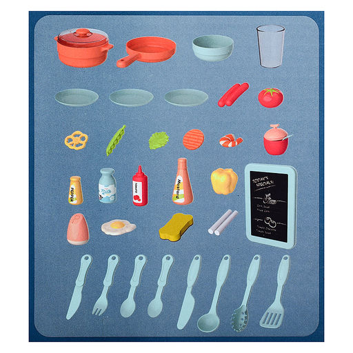 Игровой набор кухня "Маленький шеф-повар" (свет, звук, вода) в коробке