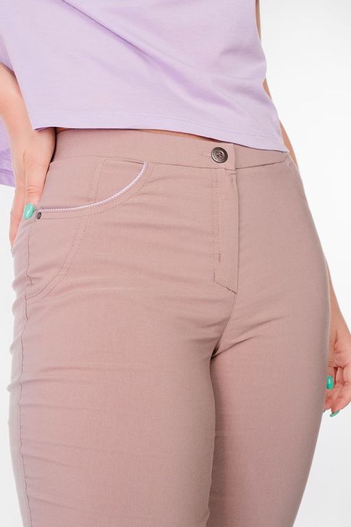 NOBBY, Женские брюки 7721-40 (темный бежевый)  фото 6