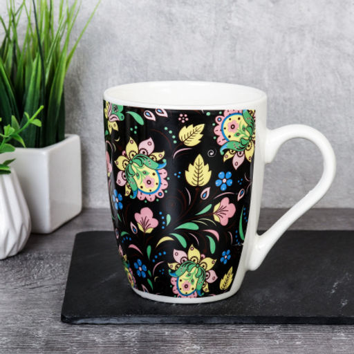 Кружка Цветы/ G039 /уп 72/ - Галеонтрейд фото 3