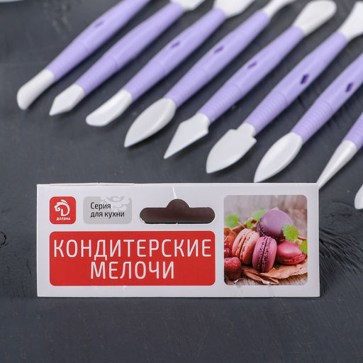 Набор для моделирования кондитерских украшений Доляна, 9 шт., МИКС фото 3