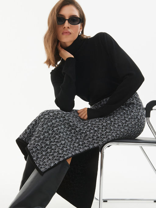 Юбка л1430 голубой - Стим фото 11