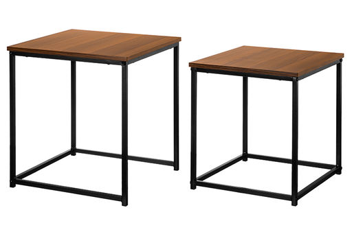 Набор 2 журнальных столиков 37,5*37,5*40 см / 33,5*33,5*36 см - Elan gallery фото 4