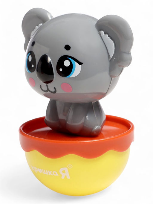 Игрушка детская, неваляшка «Коала», серый
