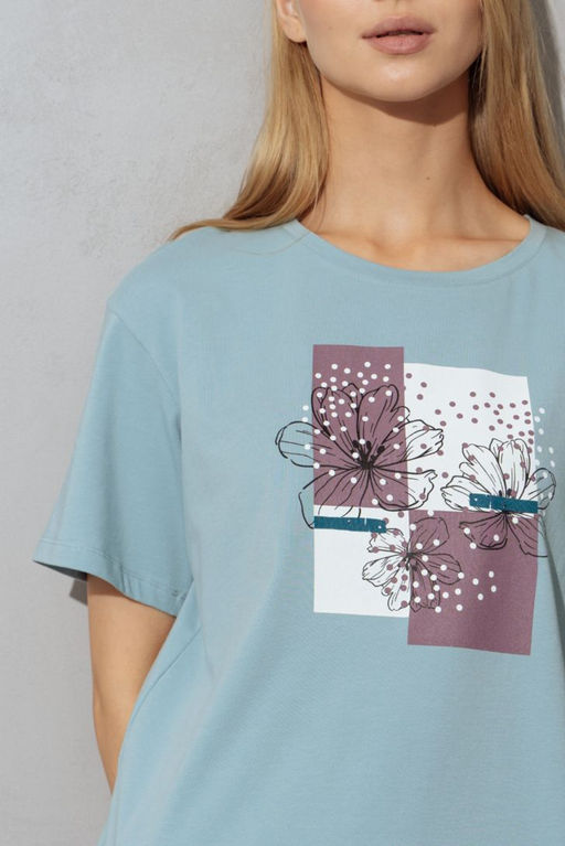 ФУТБОЛКА ЖЕНСКАЯ арт. 4110W-20202.5H-217.1197 - Almando melado фото 3