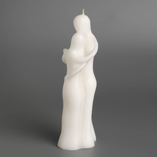 Свеча декоративная Влюбленная пара, 15?5 см, белый - Дарим красиво фото 5