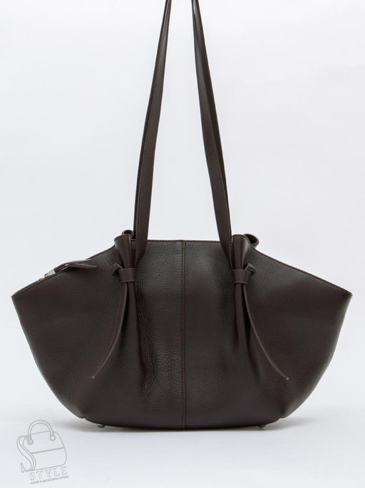 Сумка женская кожаная 2394-1Y coffee Polina&Eiterou