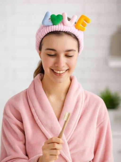 Повязка на голову "Love", pink