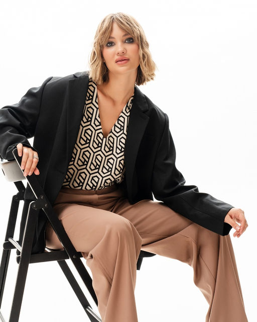 Блузка Японский шёлк с цельнокроеным рукавом - Elena sorti фото 3