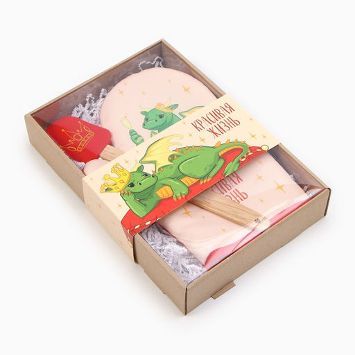 Набор подарочный Доляна Красивая жизнь : варежка-прихватка, лопатка силикон  фото 7