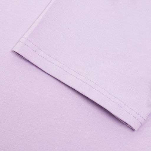 Футболка однотонная женская MINAKU: Basic line, лавандовая, размер 42