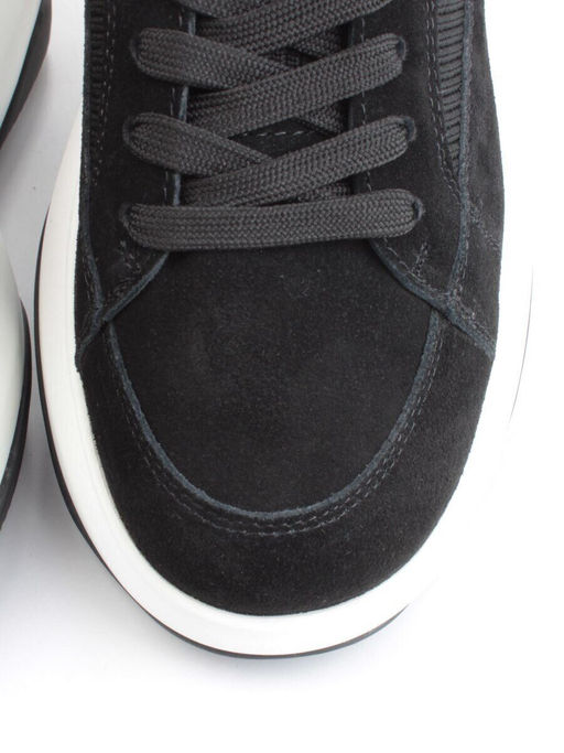 05-A9000-4 BLACK Кроссовки женские (натуральная замша)