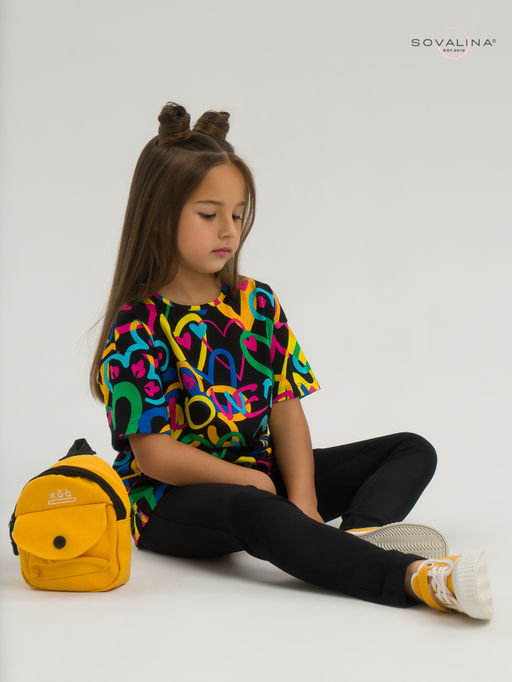 Костюм Мун яркие сердца-черный - Sovalina фото 18