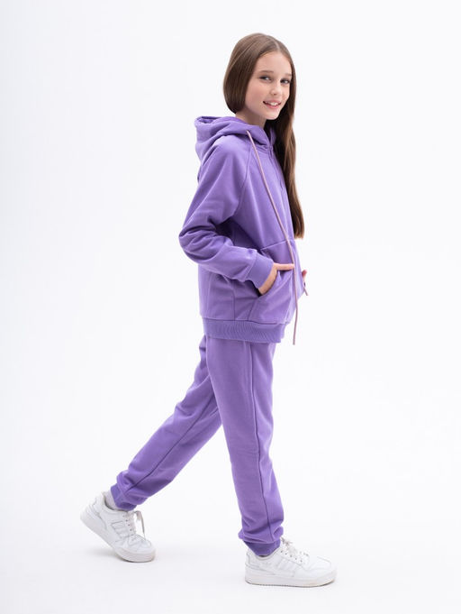 058 Детский утепленный костюм на молнии, милка