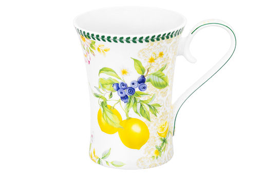 Кружка 400 мл 13*9*12 см Лимоны NEW BONE CHINA - Elan gallery фото 4