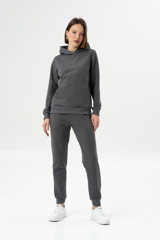 Мягкий уютный костюм из хлопкового футера - Solo mio фото 2