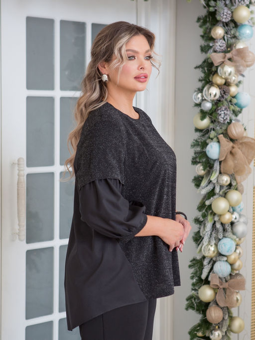 Блузка 1319-1 черный