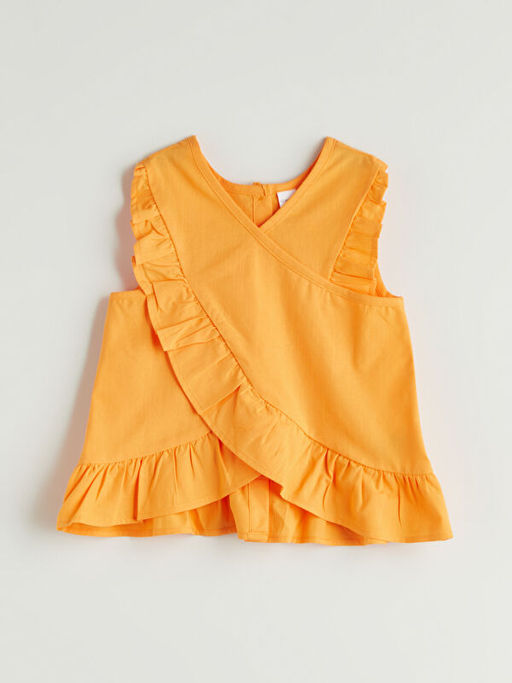 Bisiklet Yaka Basic K?z ?ocuk Bluz ve ?ort 2li