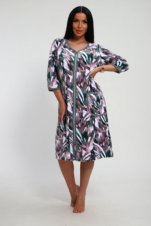 Халат велюровый на молнии (941-6) - Плиона фото 187