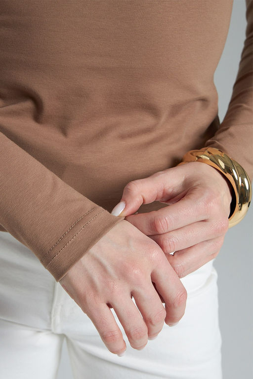 Лонгслив облегающий повседневный skims